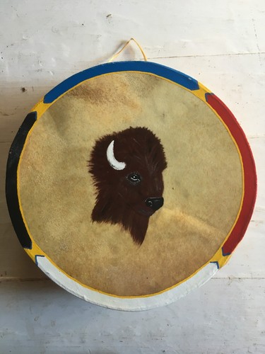 Hand painted buffalo spirit - buffalo,